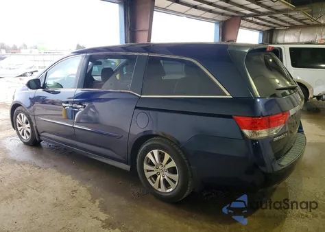 2014 Honda Odyssey Exl from USA, damaged, VIN 5FNRL5H60EB133208